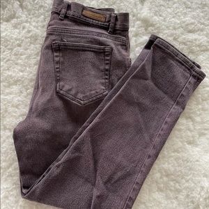 Purple straight cut vintage jeans